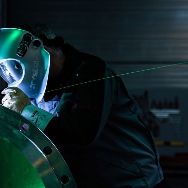 green helmet